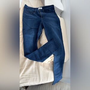 BKE Women's Dark Blue Skinny Jeans